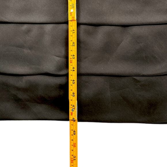 Rickie Freeman Teri Jon Grey Strapless Lace Bodice Tiered Evening Gown Size 4 - Picture 10 of 10